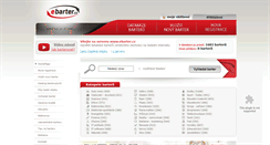 Desktop Screenshot of ebarter.cz