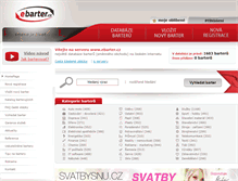 Tablet Screenshot of ebarter.cz